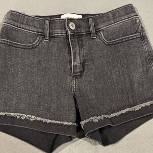 Abercrombie Kids Charcoal Denim Shorts